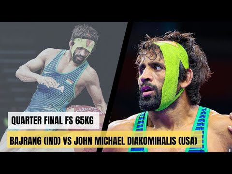 QF 65GKG | John Michael DIAKOMIHALIS (USA) Vs Bajrang BAJRANG (IND) |