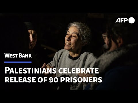 Crowds greet first 90 Palestinians freed in Israel-Hamas truce | AFP