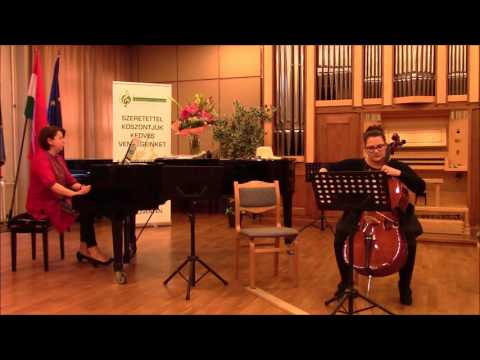 David Popper: Wie eins in schöner'n Tagen Op. 64. (Szüleim emlékére) - Bakos-Kapási Zsófia