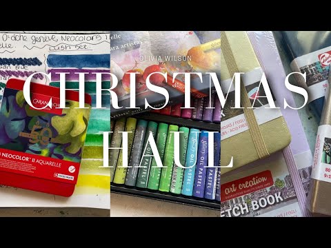 Art Materials I got for Christmas 2025 🎄