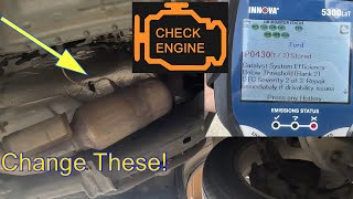2017 Ford Expedition O2 Oxygen Sensors (CODE P0430)