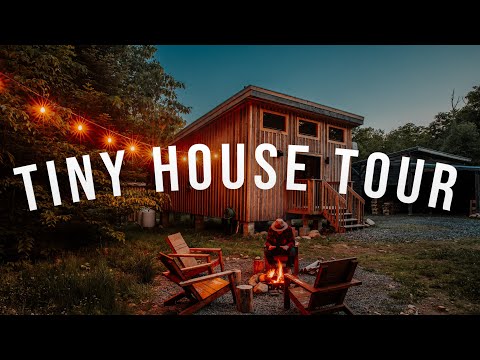 Modern Tiny Cabin Airbnb! | Foret Cabins Tour!