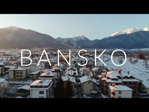 Bansko Bulgaria 2019 | Aerial drone footage
