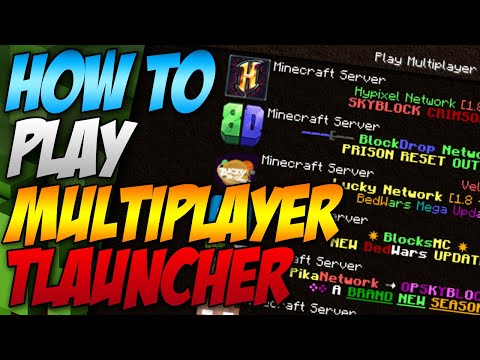 ROCKLE GAMING - How To Play Multiplayer In Minecraft Tlauncher 1.18.2 (2022)