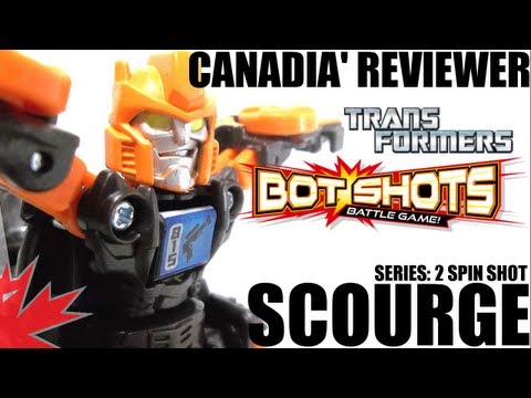 TRANSFORMERS: Bot Shots Spin Shot SCOURGE Canadia' Reviewer Ep.47
