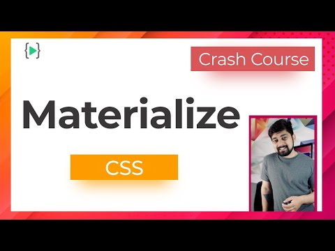 Materialize css crash course