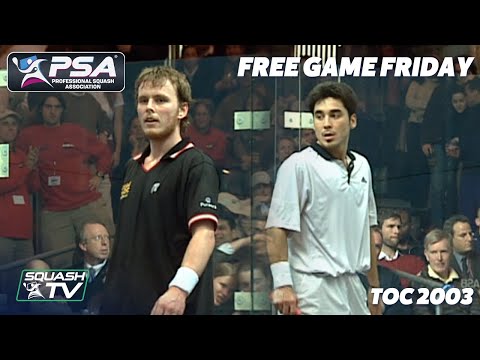 "Amazing Squash, An Incredible Final!" - Nicol v Lincou ToC 2003 - Free Game Friday