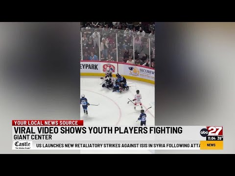 Viral video shows youth hockey players fighting at GIANT Center