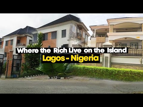 WHERE THE RICH LIVE IN LAGOS NIGERIA | ESTATE IN LAGOS | ESTATE TOUR NIGERIA