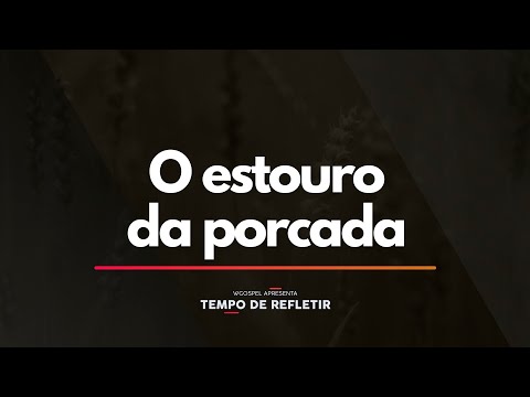 Tempo de Refletir 2404 - O estouro da porcada