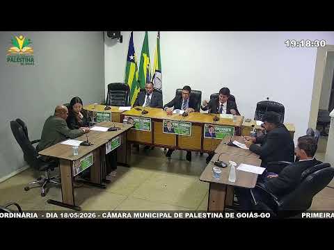 PRIMEIRA SESSÃO ORDINÁRIA  - DIA 18/05/2026