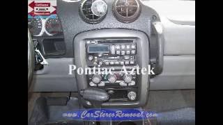 Pontiac Aztek Stereo Removal = Car Stereo HELP
