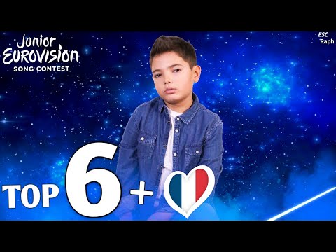 Junior Eurovision 2022 - My Top 6 (NEW: 🇫🇷)