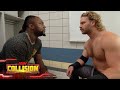 Hangman Page Swerve Strickland Clear The Air Moxley Interrupts The Show AEW Collision 7 10 25