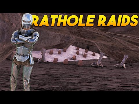 SOLO Counter Raiding The Most Broken Rathole On Day 1 - ARK