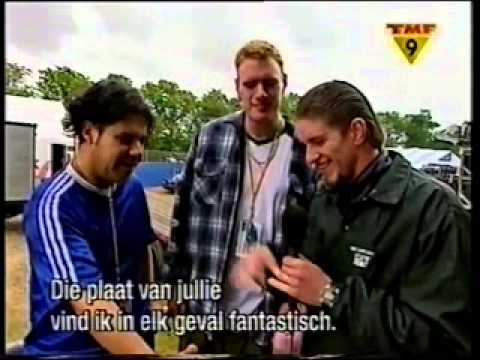 downset. (Festival Waldrock 1996 - Entrevista e inicio del show)