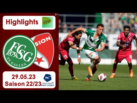 Highlights: FC St.Gallen vs FC Sion (29.05.2023)