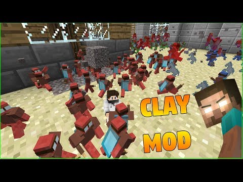 Minecraft Mod - KENDİ ORDUMUZU YAPTIK (Clay Mod)