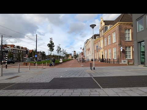 ⁴ᴷ⁶⁰ Bike Cam, Delft Central Station to Den Haag Holland Spoor Station.