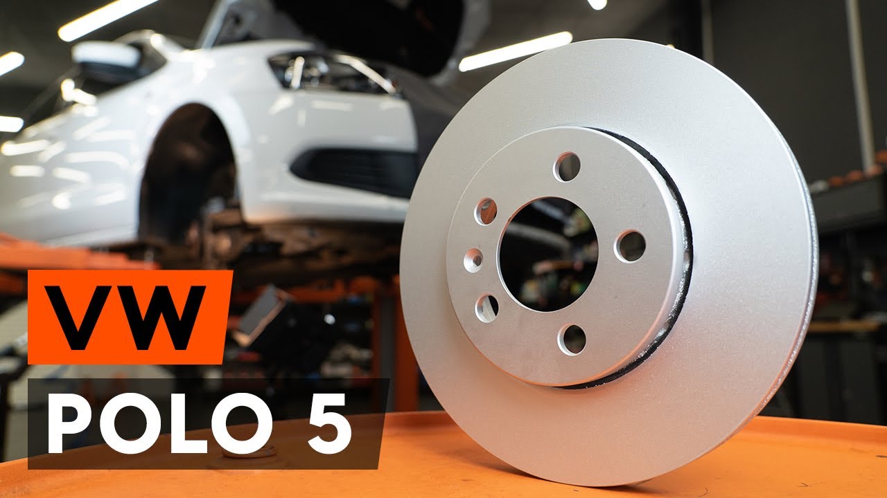 Comment changer : disques de frein avant sur VW Polo 5 - Guide de remplacement