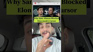 Sam Altman Blocked Elon Musk's Cursor #elonmusk #samaltman #openai #spacex #cursorai #ai #anthropic
