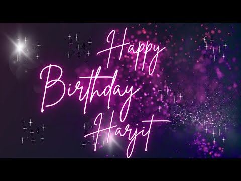 Happy Birthday Harjit 🎉 | A Special Wish Just for You! | Let's Celebrate! 🎂