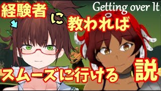 【Getting over It】壺初心者が高山さんに教えてもらいながら登るぞ！【たこたこ[多田ここな]＆高山ことり/Vtuberコラボ】