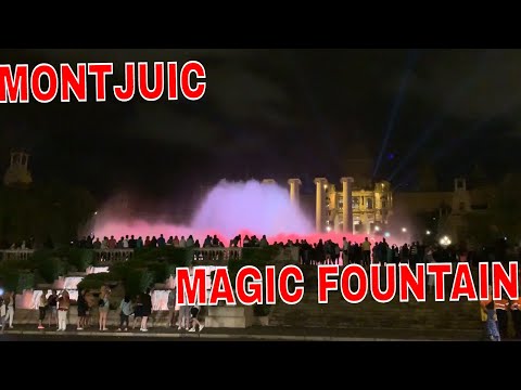 Sound of Barcelona Spain Dancing fountain/magic fountain