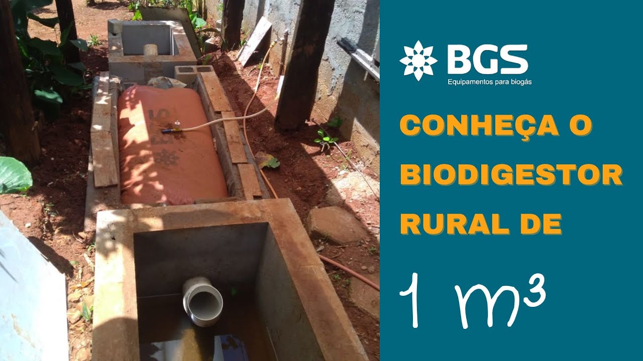 Conheça o Biodigestor de 1 m³ da BGS Equipamentos