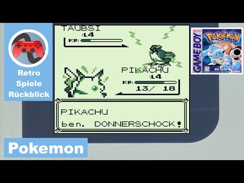 Pokémon Blaue Edition - Game Boy - Retro Spiele Rückblick