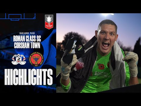 Roman Glass St. George FC 1 V 3 Corsham Town FC - FA Vase Second Round Match Highlights