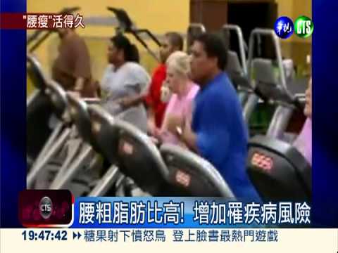 西洋梨體型女 比腰粗女多活10年