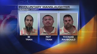 Three facing involuntary manslaughter and kidnapping charges in Guernsey County death
