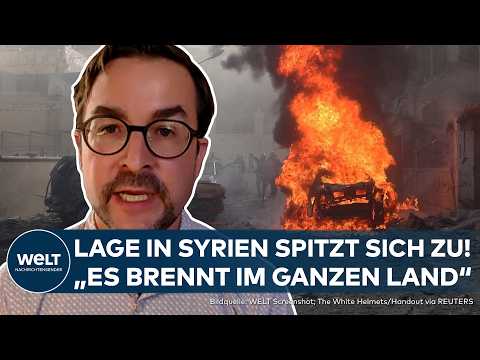 Video Thumbnail: BÜRGERKRIEG IN SYRIEN: Aufständische nehmen Hama ein! "Lage ist dramatisch" - Nahost-Experte warnt!
