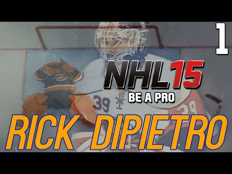 NHL 15 - Be A Pro: Rick DiPietro ep. 1 - "Back In The NHL"