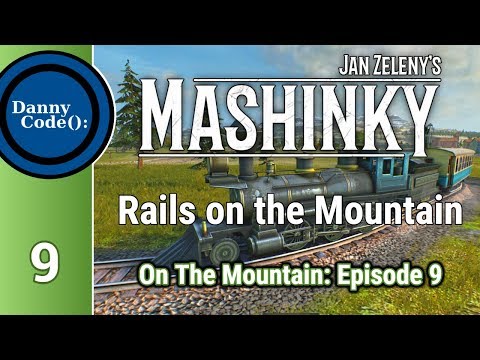 Mashinky: The Mountain Ep 9 - Rails on the Mountain! [Gameplay - Signal Tutorial - Let's Play]