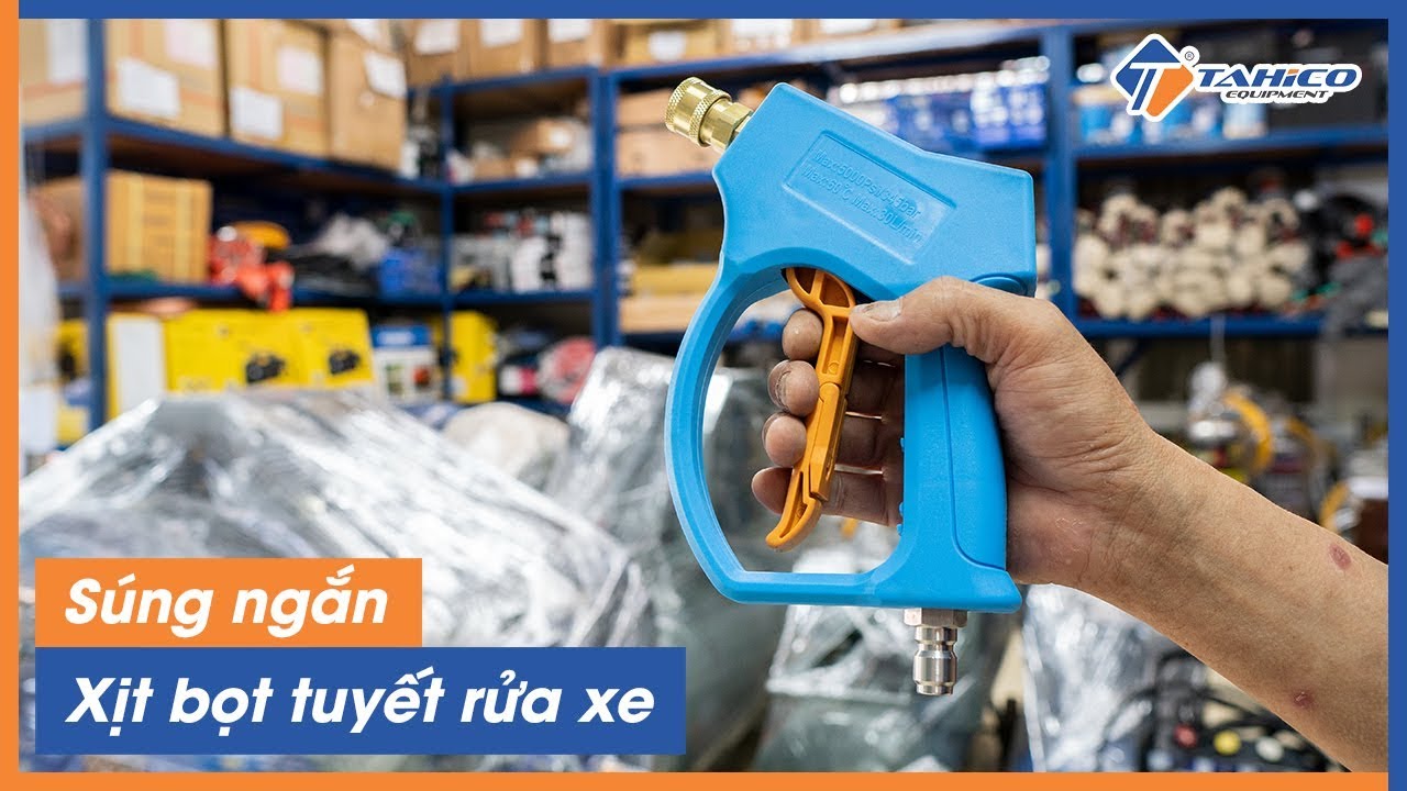 Súng phun rửa xe cao áp loại ngắn 13
