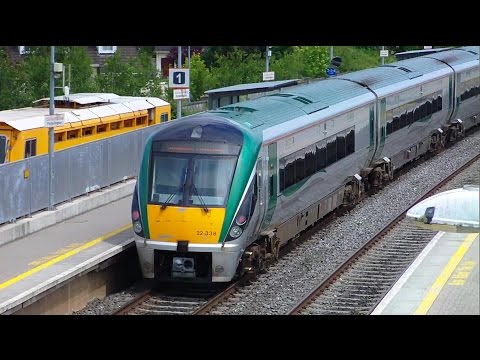 IE 22000 Class Intercity Train number 22338 - Portarlington Station, Laois