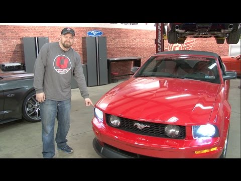 Mustang Oracle LED Headlight Bulb Conversion Kit 2005-2012 Installation