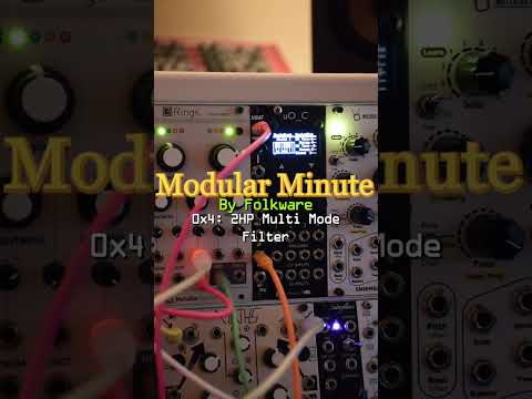 2HP Multi Mode Filter (MMF) - Modular Minute, Episode 0x4