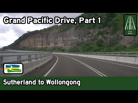Driving the famous Grand Pacific Drive, Part 1: Sydney to Wollongong [4K]
