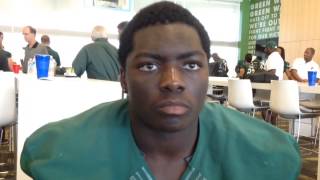 Tulane TE Charles Jones said team is handlng the heat well: Video