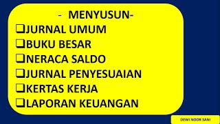 Download lagu JURNAL UMUM, BUKU BESAR, NERACA SALDO, JURNAL PENYESUAIAN, KERTAS KERJA DAN LAPORAN KEUANGAN mp3