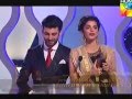 Fawad Khan & Sanam Saeed win Best on screen couple Award for Zindagi Gulzar Hai |HumTV 2014 awards.