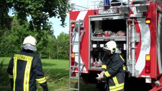 preview picture of video 'Feuerwehr in Wampen'