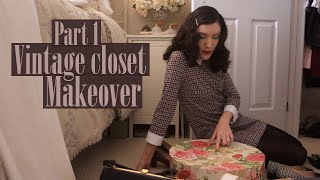 Part 1: Giving My Closet A Vintage Makeover | Carolina Pinglo