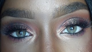 Desio Contact Lenses on Dark Eyes | How to Put in Contacts | Destiny Lashae