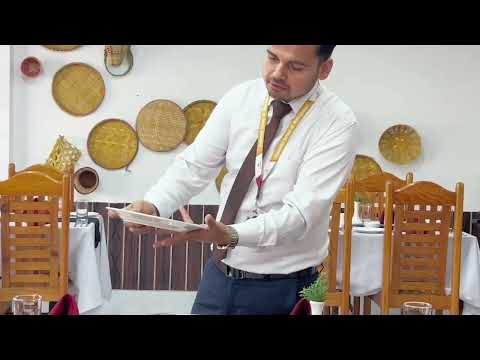 Technique of carrying 3 plates/ Prabesh Khanal/ F&B Instructor