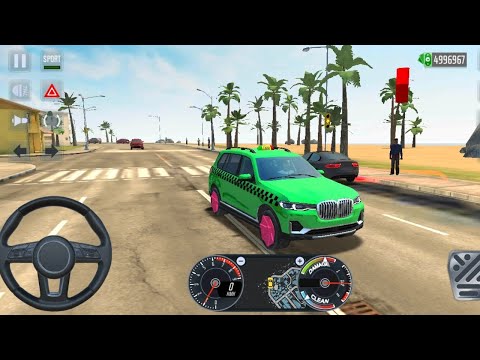 Taxi SIM 2020 | SUV BMW X7 Driving Miami City Driving Car Android Gameplay