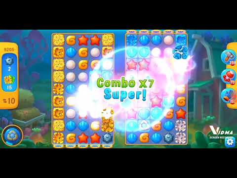 Fishdom. 9205 level no boosters and diamonds. 17 moves